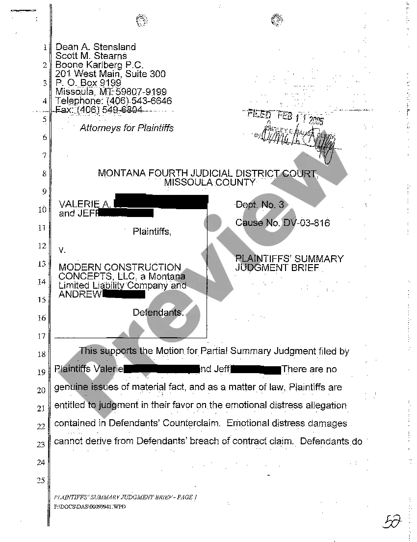 Preview A04 Defendants' Motion to Allow Inspection of Property by Jury and Brief in Support