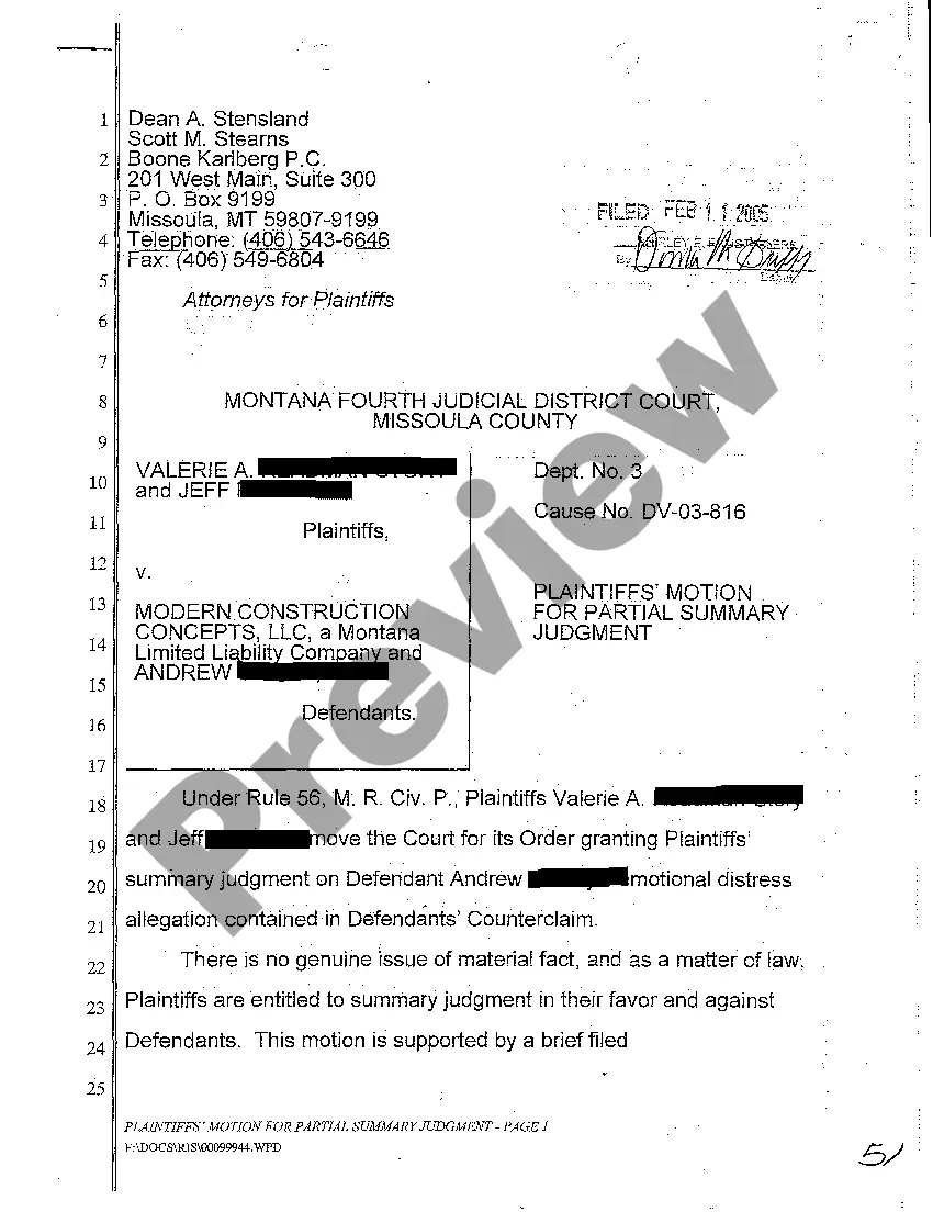 Preview A04 Defendants' Motion to Allow Inspection of Property by Jury and Brief in Support