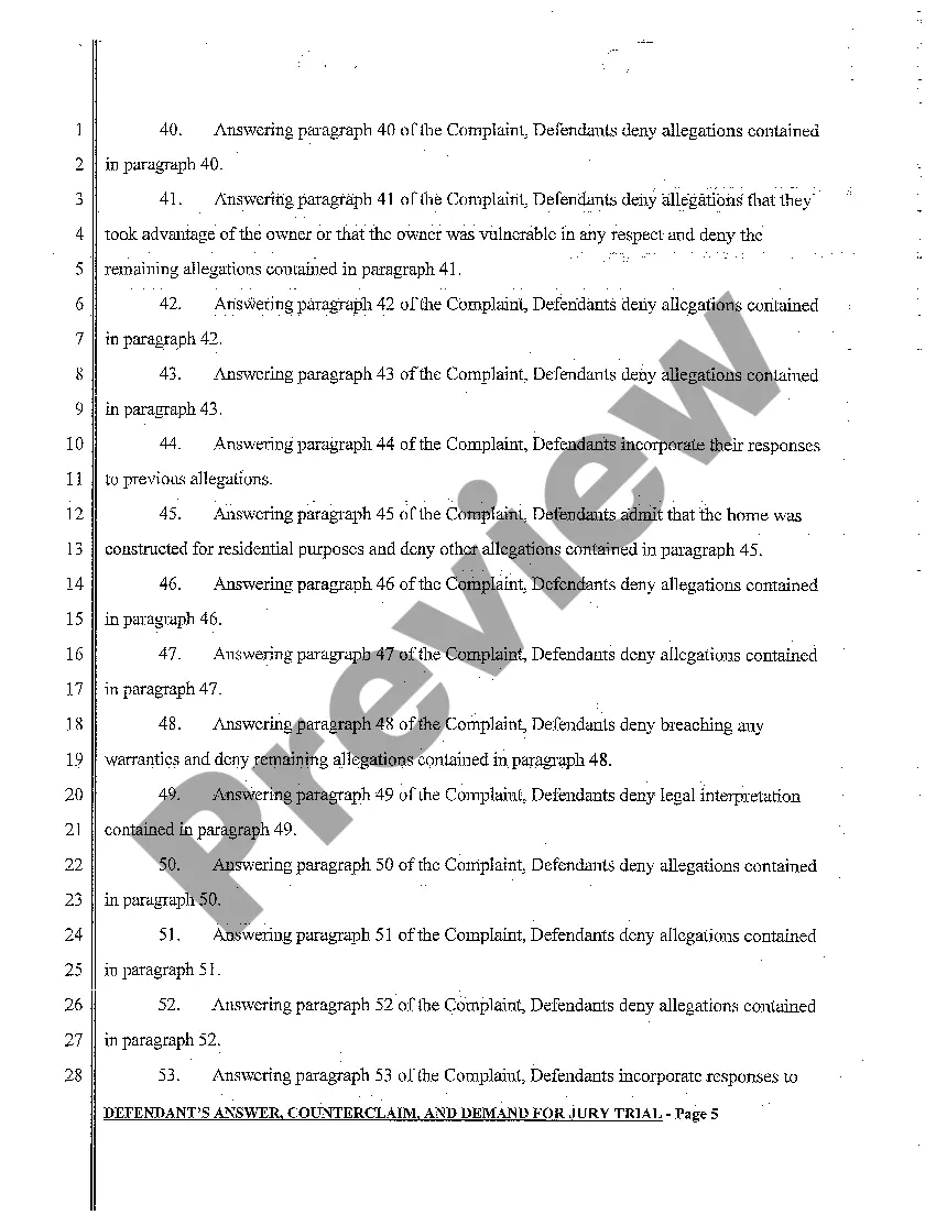 Preview A02 Plaintiff's Answer to Counterclaim