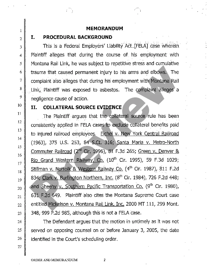 Preview A05 Order and Memorandum