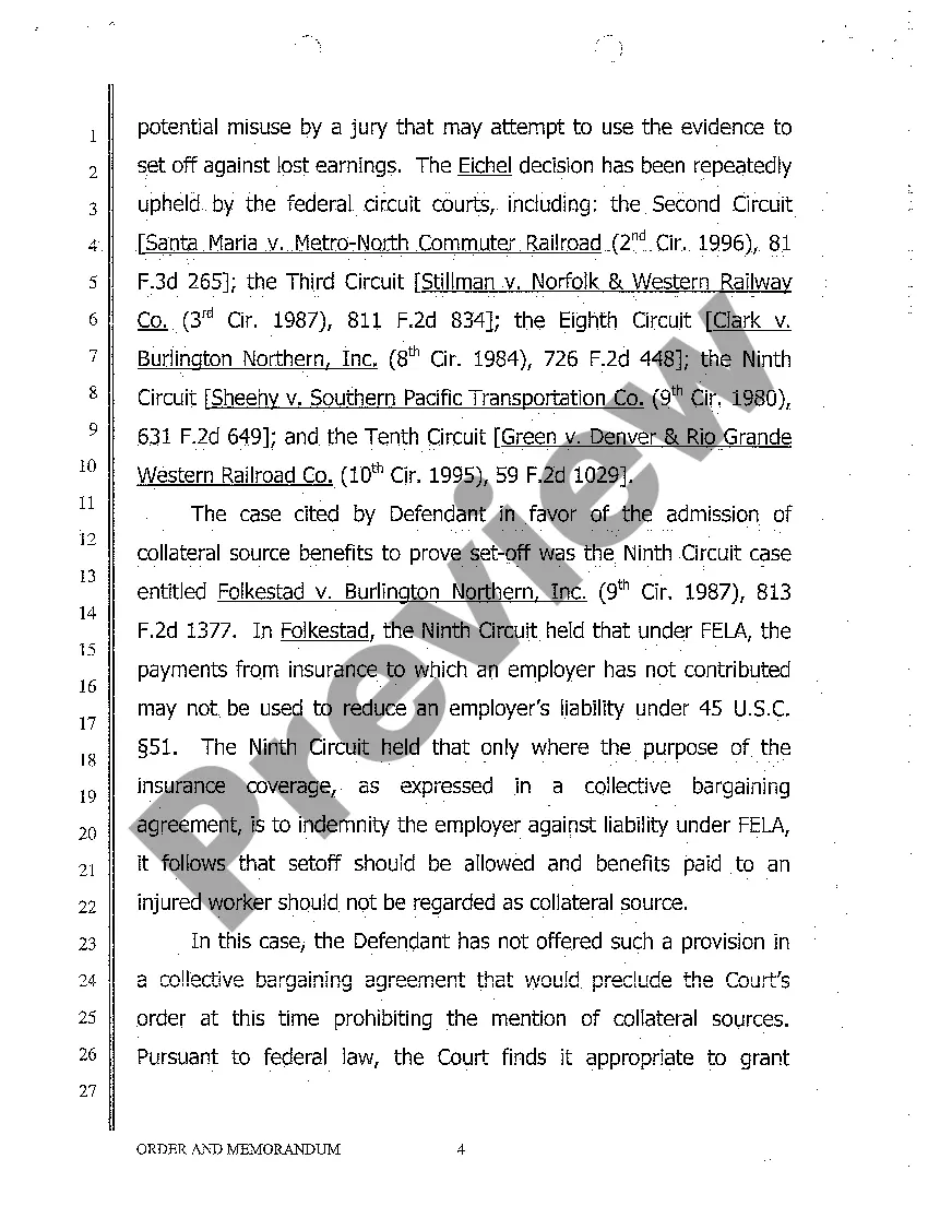 Preview A05 Order and Memorandum