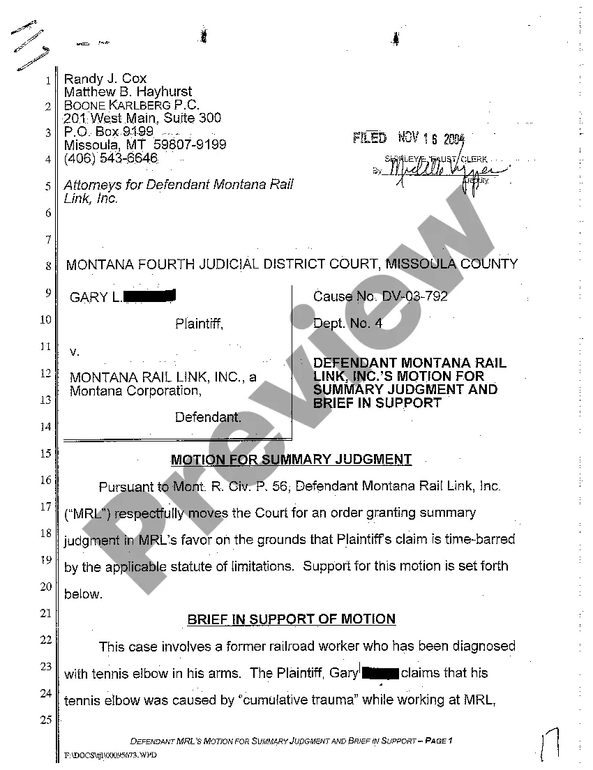 Preview A02 Plaintiff's Brief in Opposition to Defendant's Motion for Summary Judgment