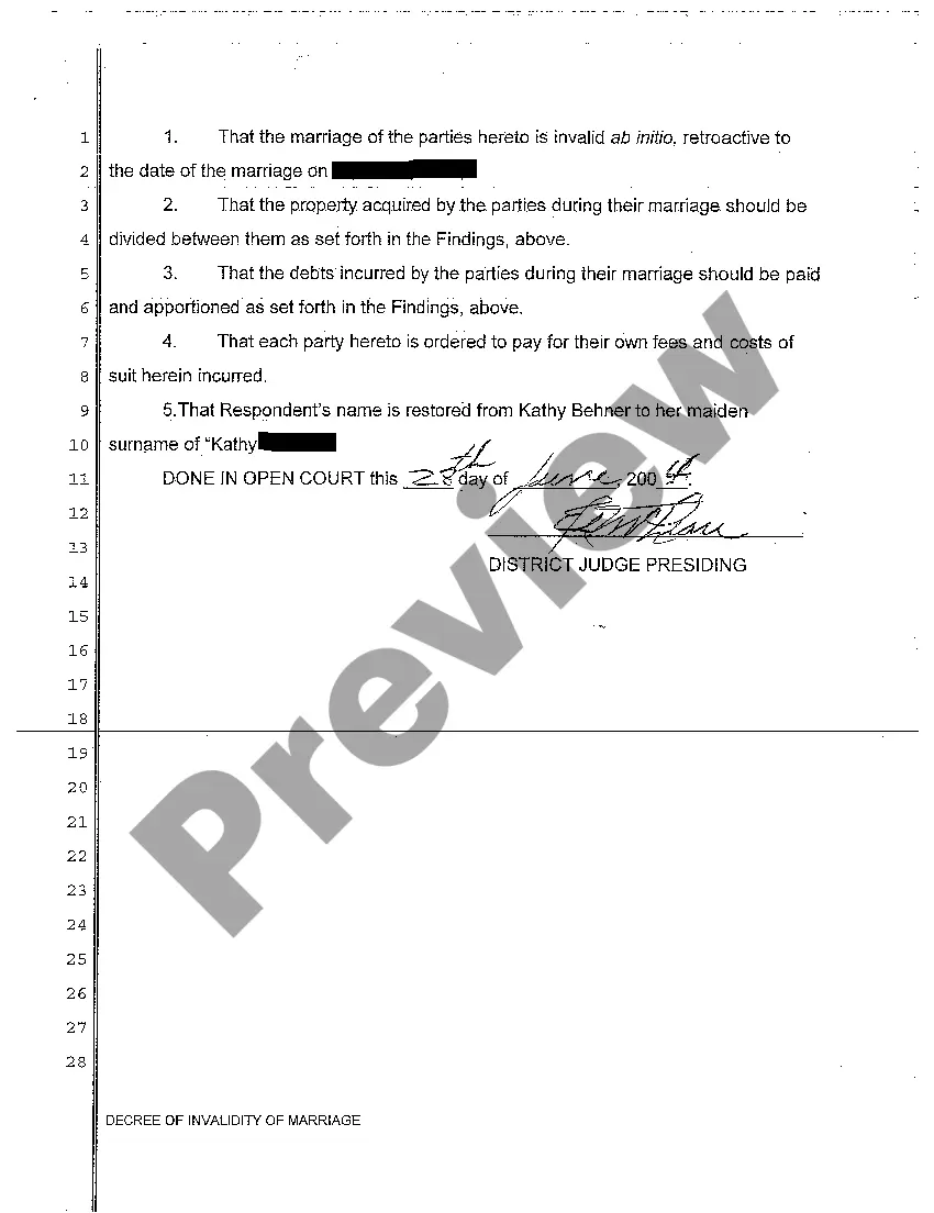 Preview A05 Decree of Invalidity