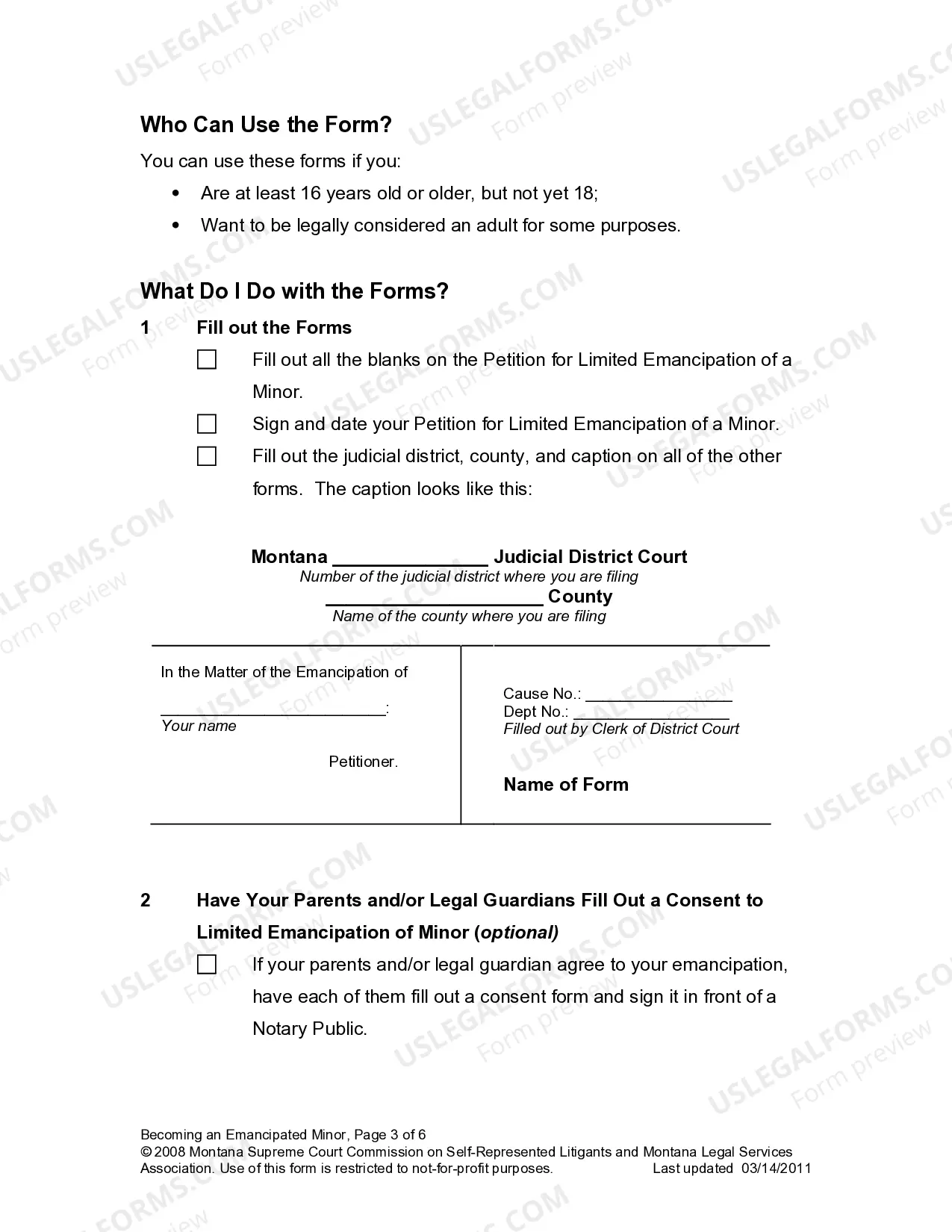 Preview Petition - Emancipation