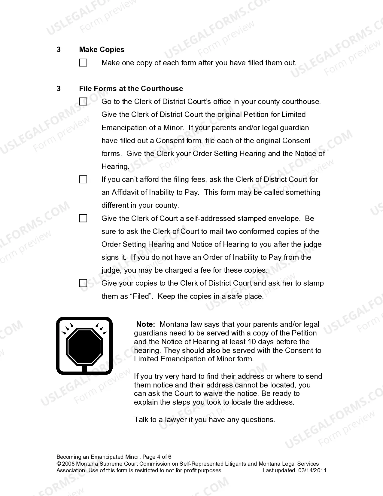 Preview Petition - Emancipation