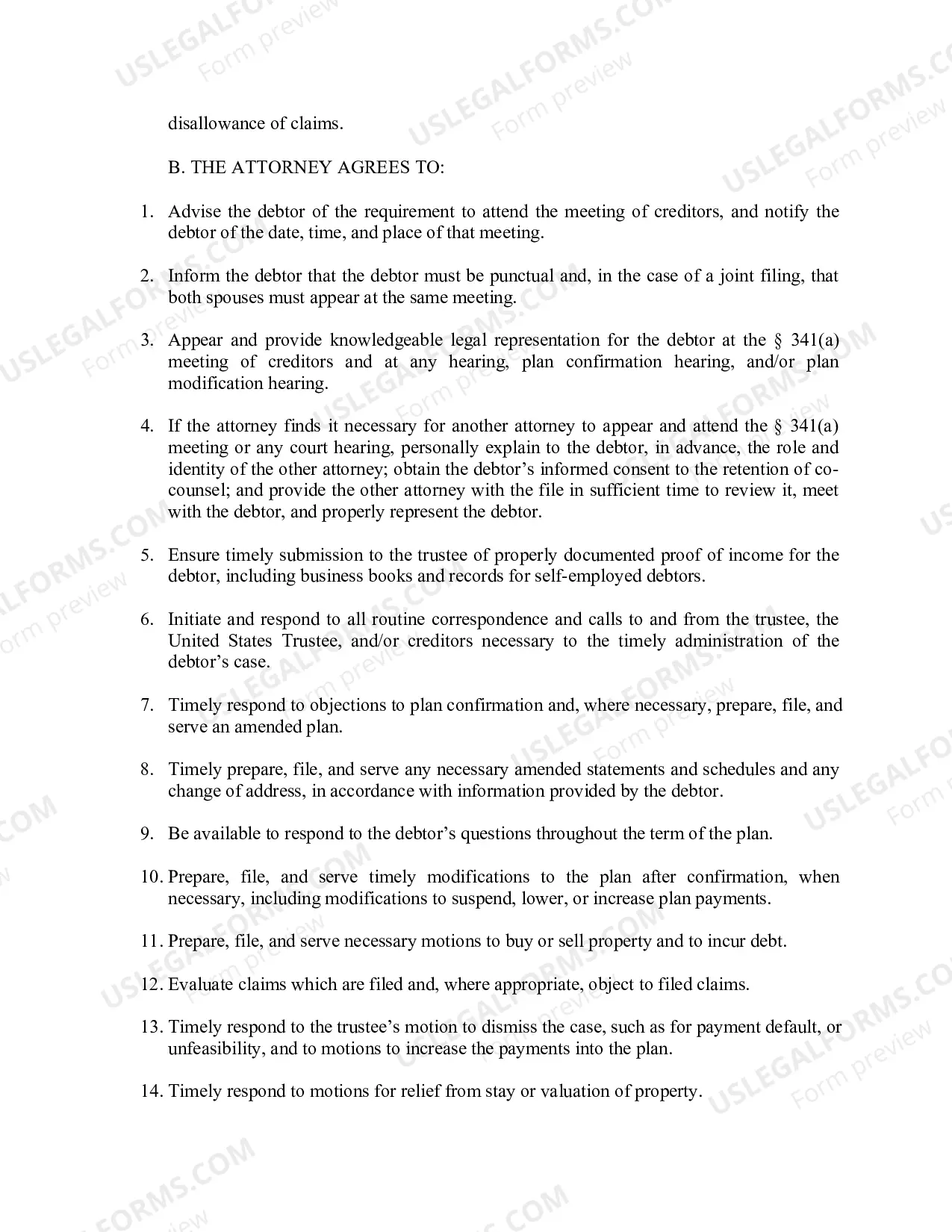 Preview Mont. LBF 3-A. ATTORNEY RETENTION AGREEMENT (CHAPTER 13) [MONT. LBR 2014-2(b) AND 2016-1(b)]