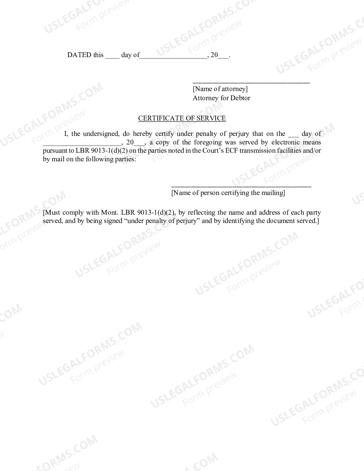 Preview Mont. LBF 24. MOTION TO AVOID LIEN UNDER 11 U.S.C. Sec. 522(f); AND NOTICE [MONT. LBR 4003-4]