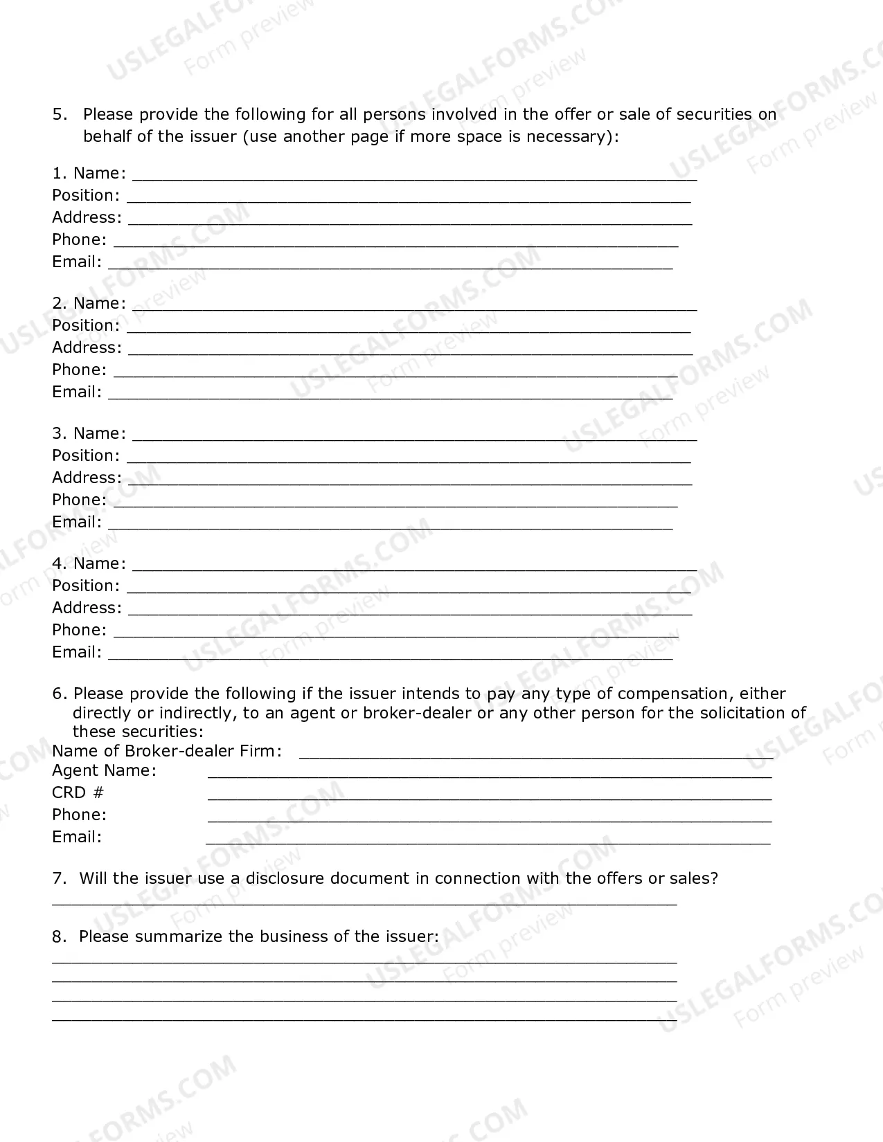 Preview Application for Crowdfunding Exemption