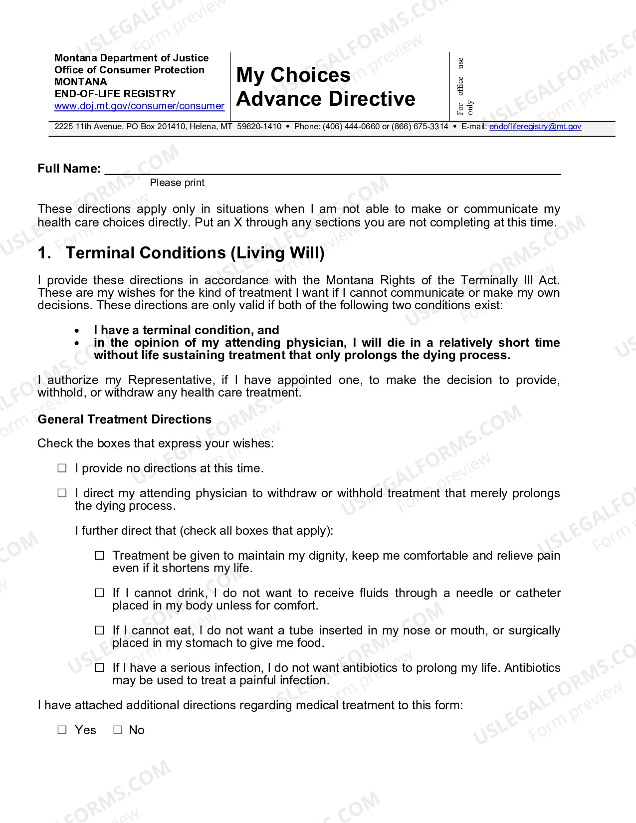 Preview Advance Directive Packet