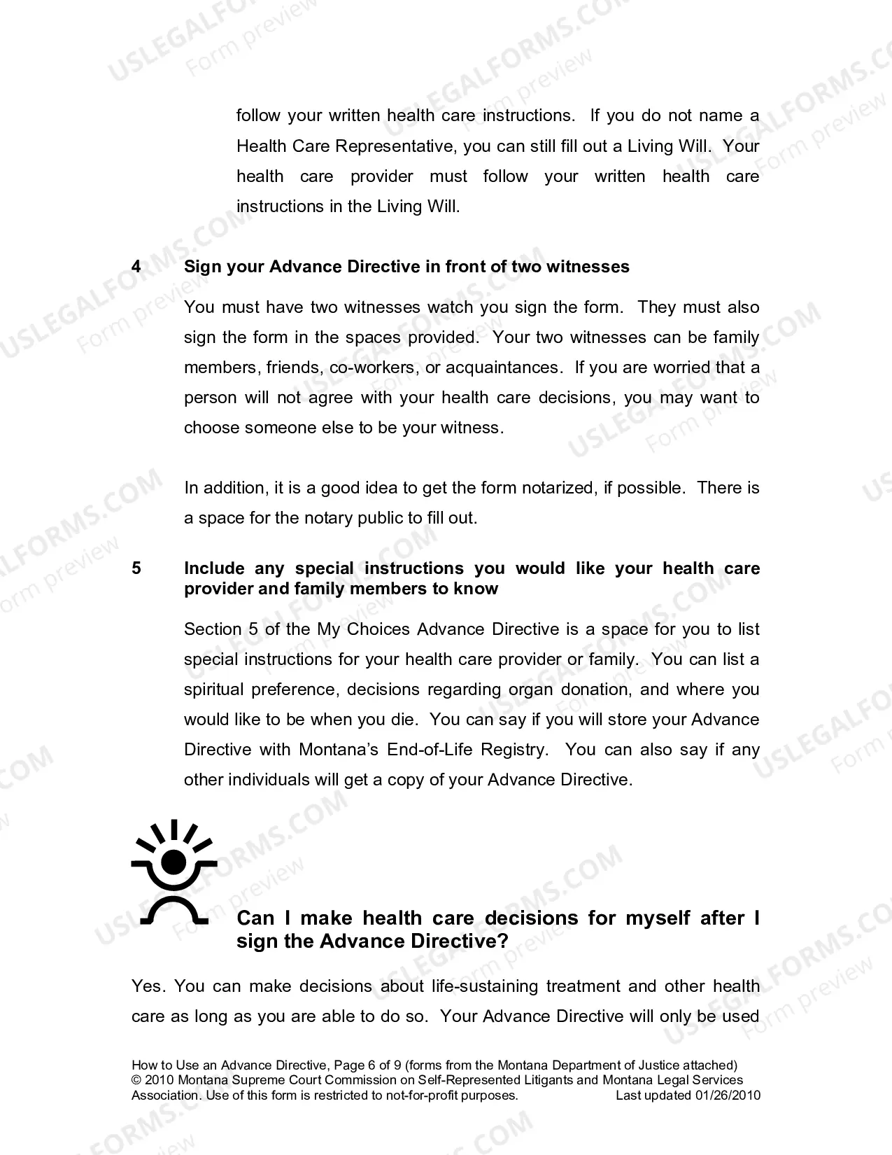 Preview Advance Directive Packet