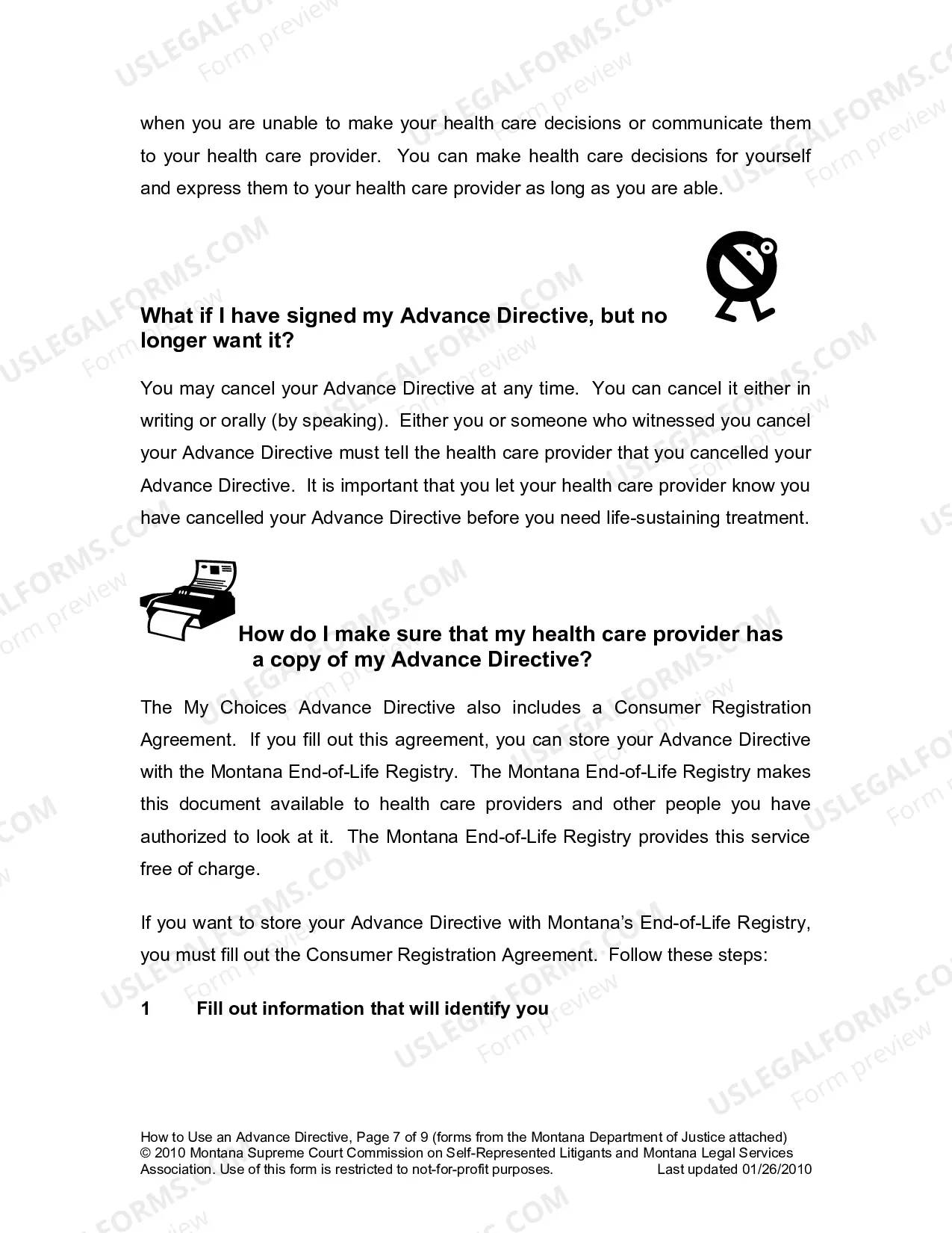 Preview Advance Directive Packet