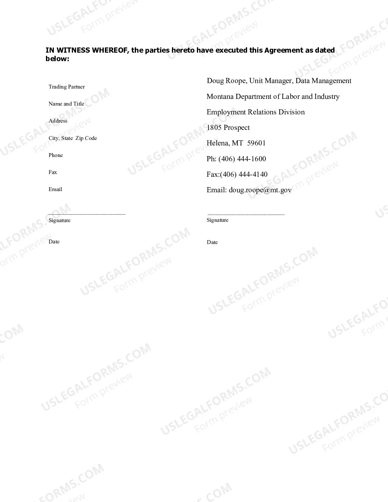 Preview Electronic Data Interchange Trading Partner Agreement