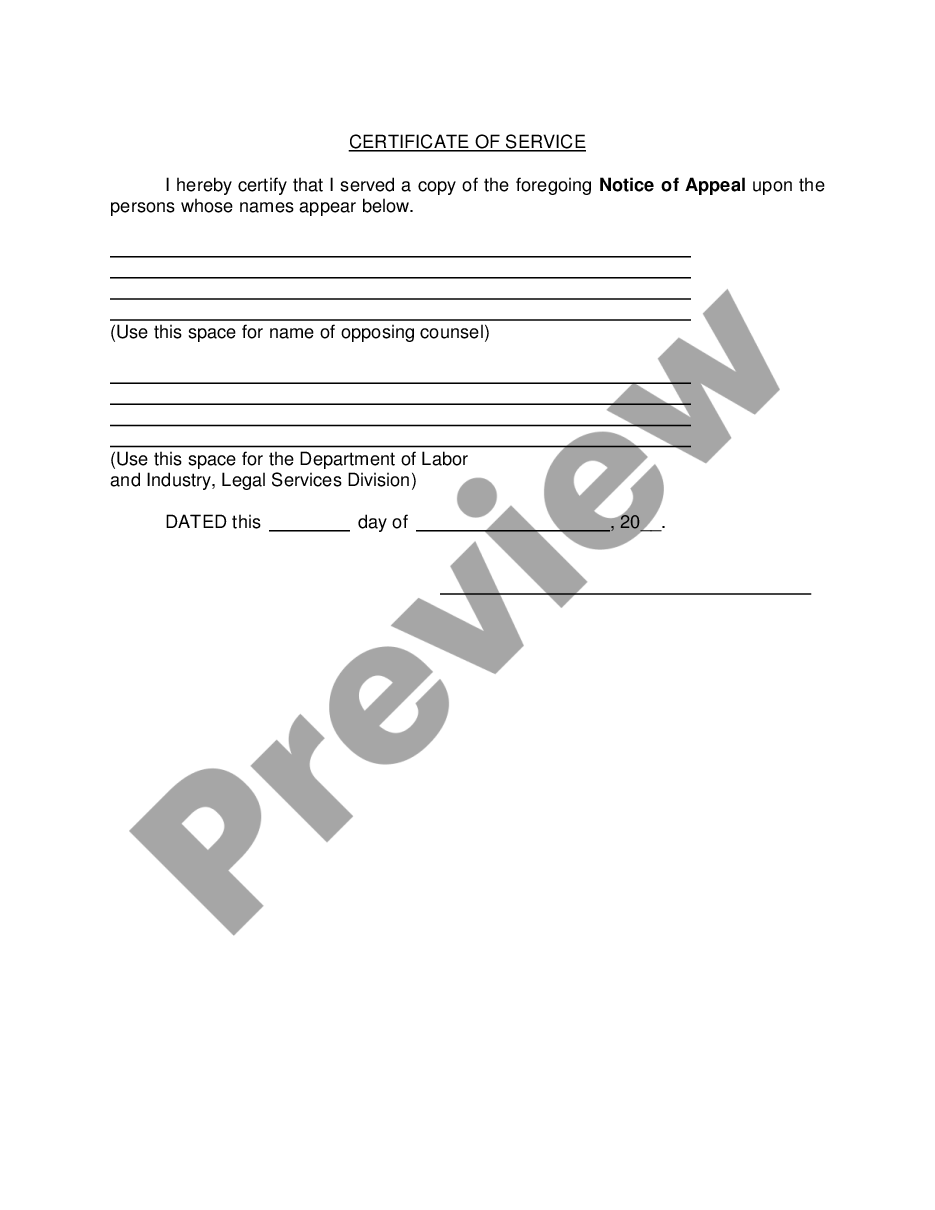 page 1 Notice of Appeal preview
