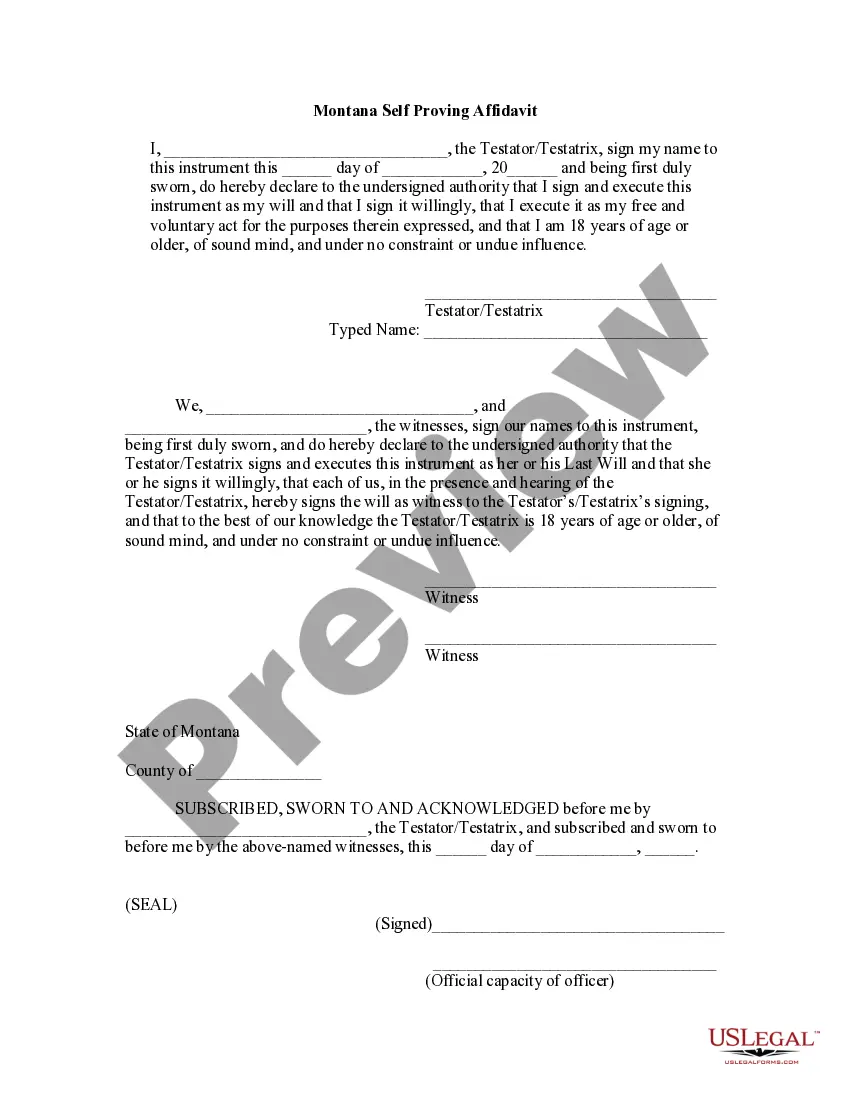 Preview Codicil to Will Form for Amending Your Will - Will Changes or Amendments