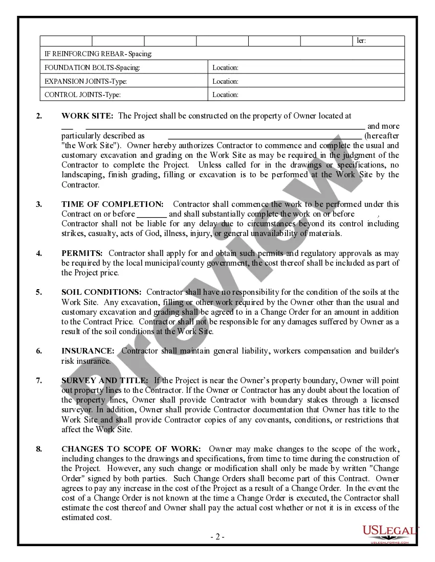 Get Concrete Mason Contract for Contractor Preview Concrete Mason Contract for Contractor