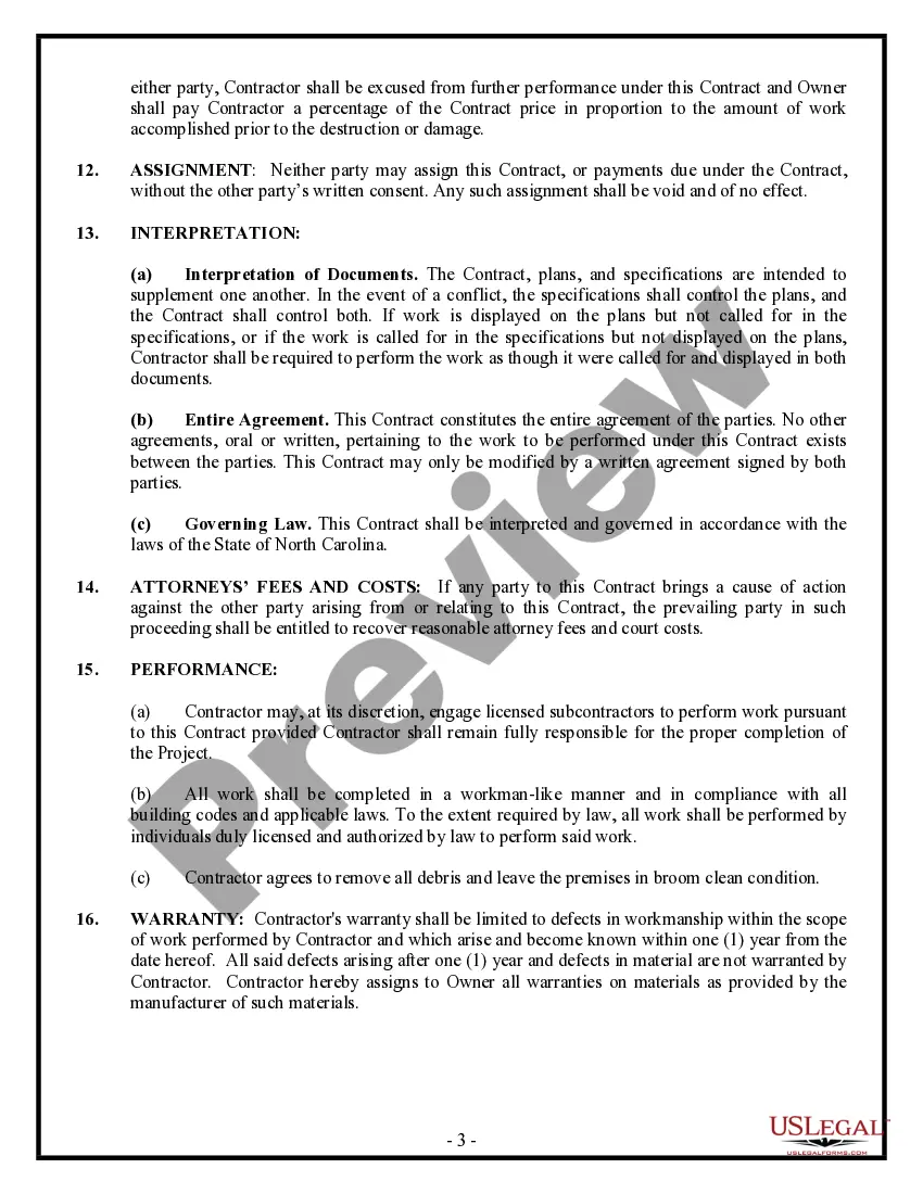 Preview Paving Contract for Contractor