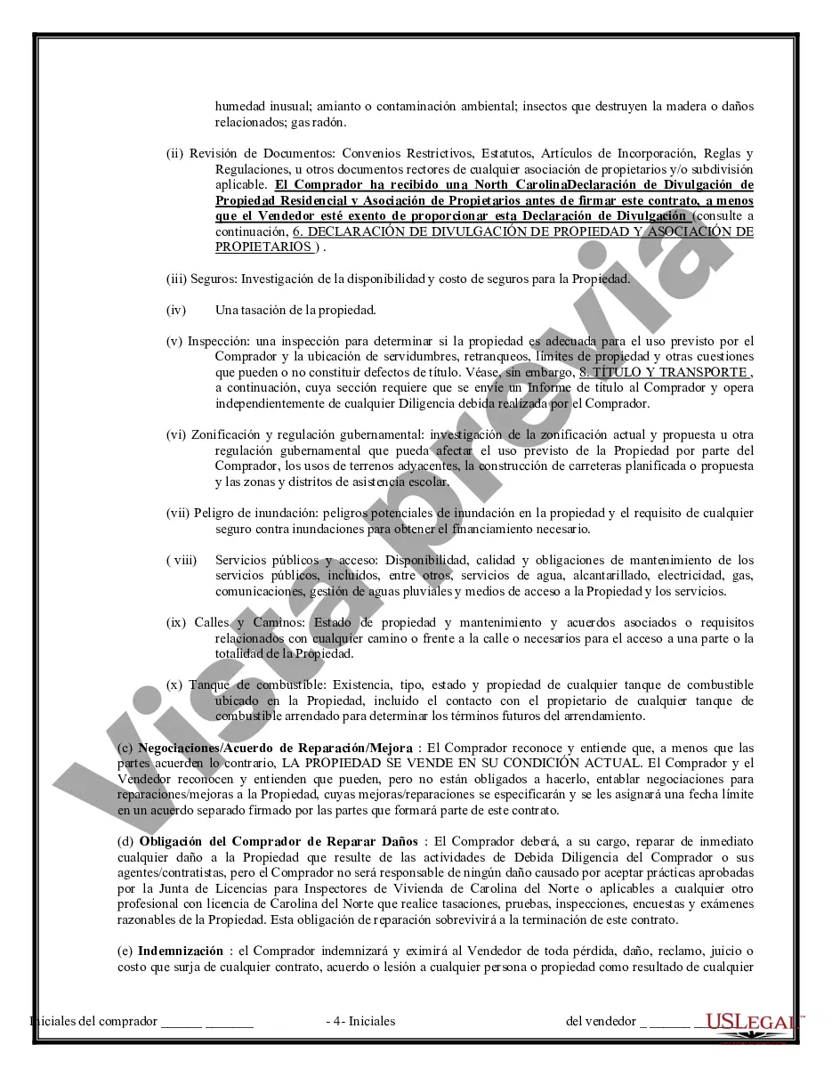 Preview Contrato de Compraventa de Bienes Inmuebles sin Corredor para Acuerdo de Venta de Casa Residencial