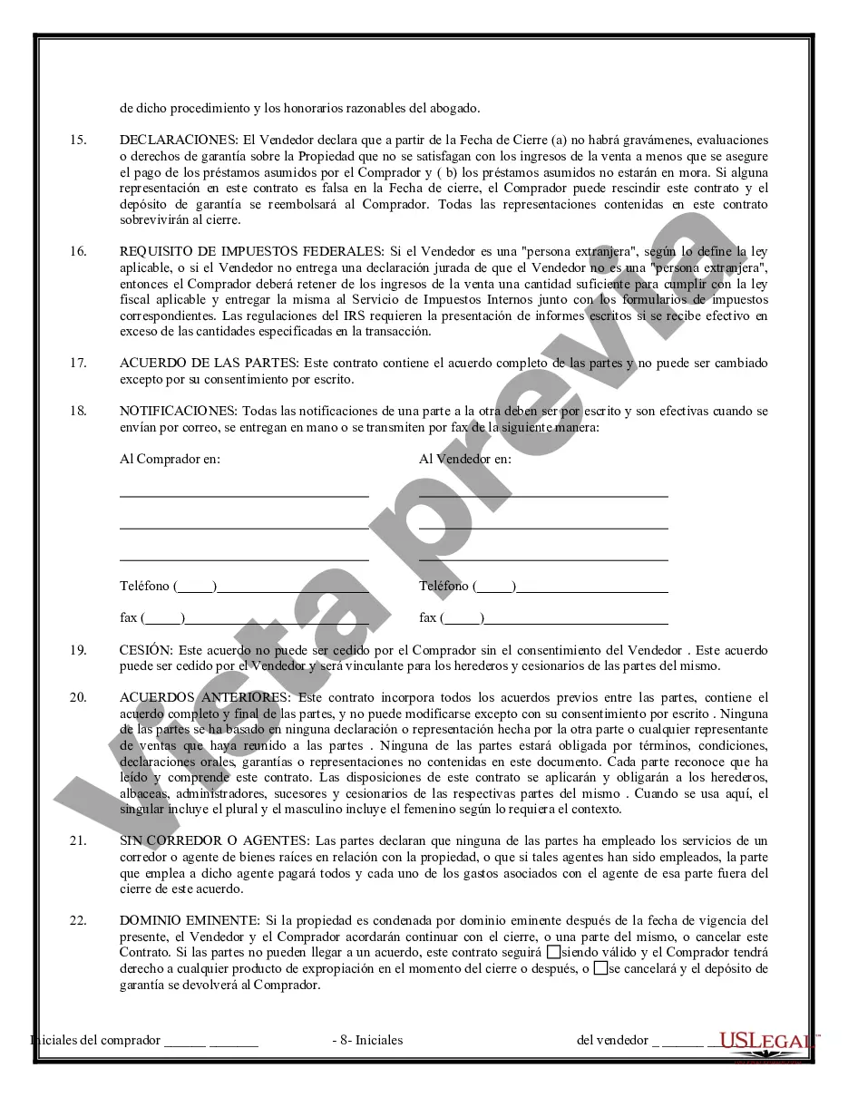 Preview Contrato de Compraventa de Bienes Inmuebles sin Corredor para Acuerdo de Venta de Casa Residencial