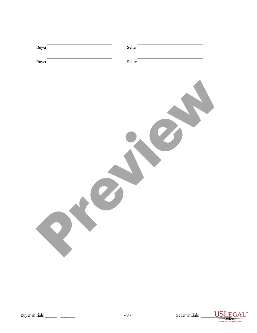 Preview Contract for Sale and Purchase of Real Estate with No Broker for Residential Home Sale Agreement