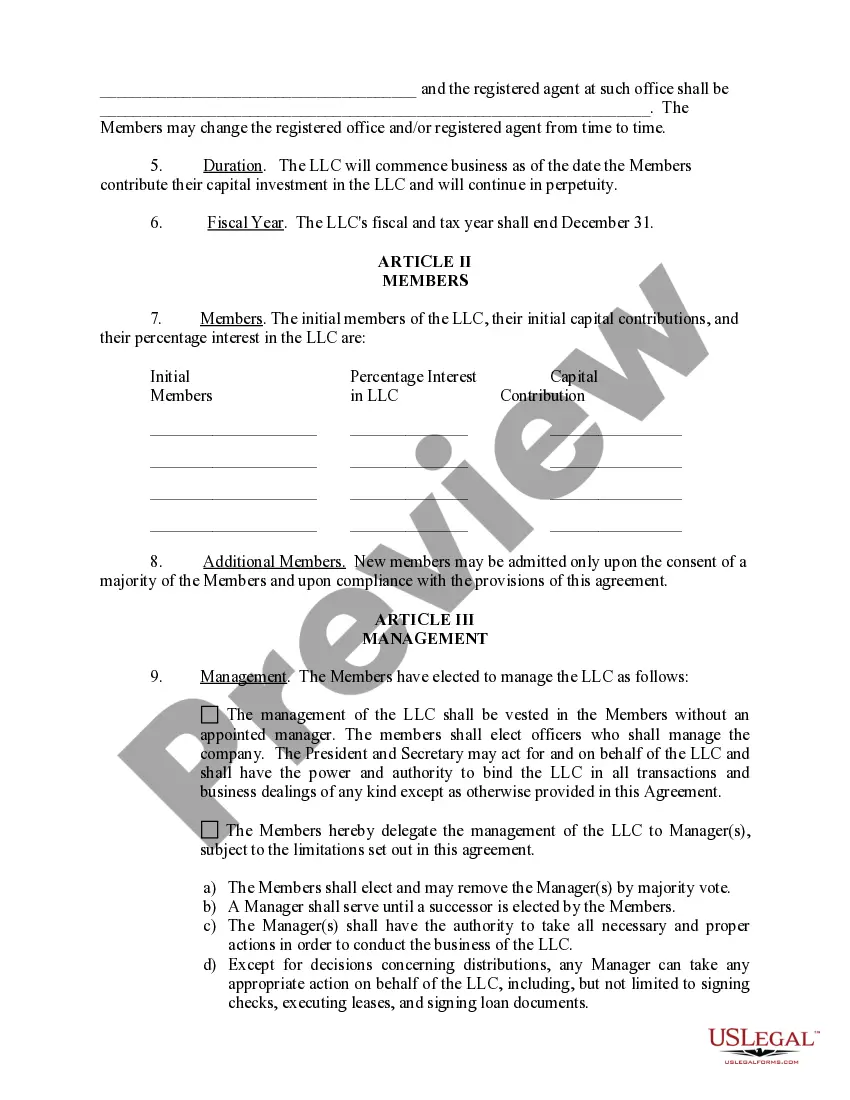 Get Limited Liability Company LLC Operating Agreement Preview Limited Liability Company LLC Operating Agreement