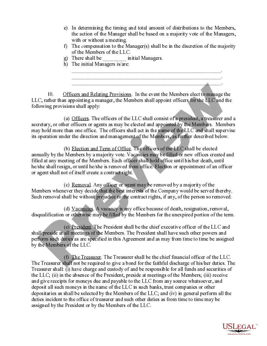 Get Limited Liability Company LLC Operating Agreement Preview Limited Liability Company LLC Operating Agreement