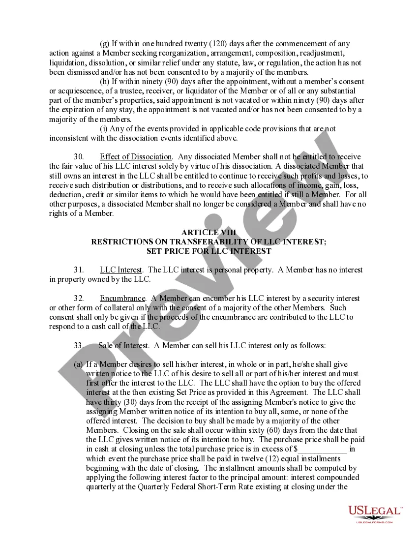 Get Limited Liability Company LLC Operating Agreement Preview Limited Liability Company LLC Operating Agreement