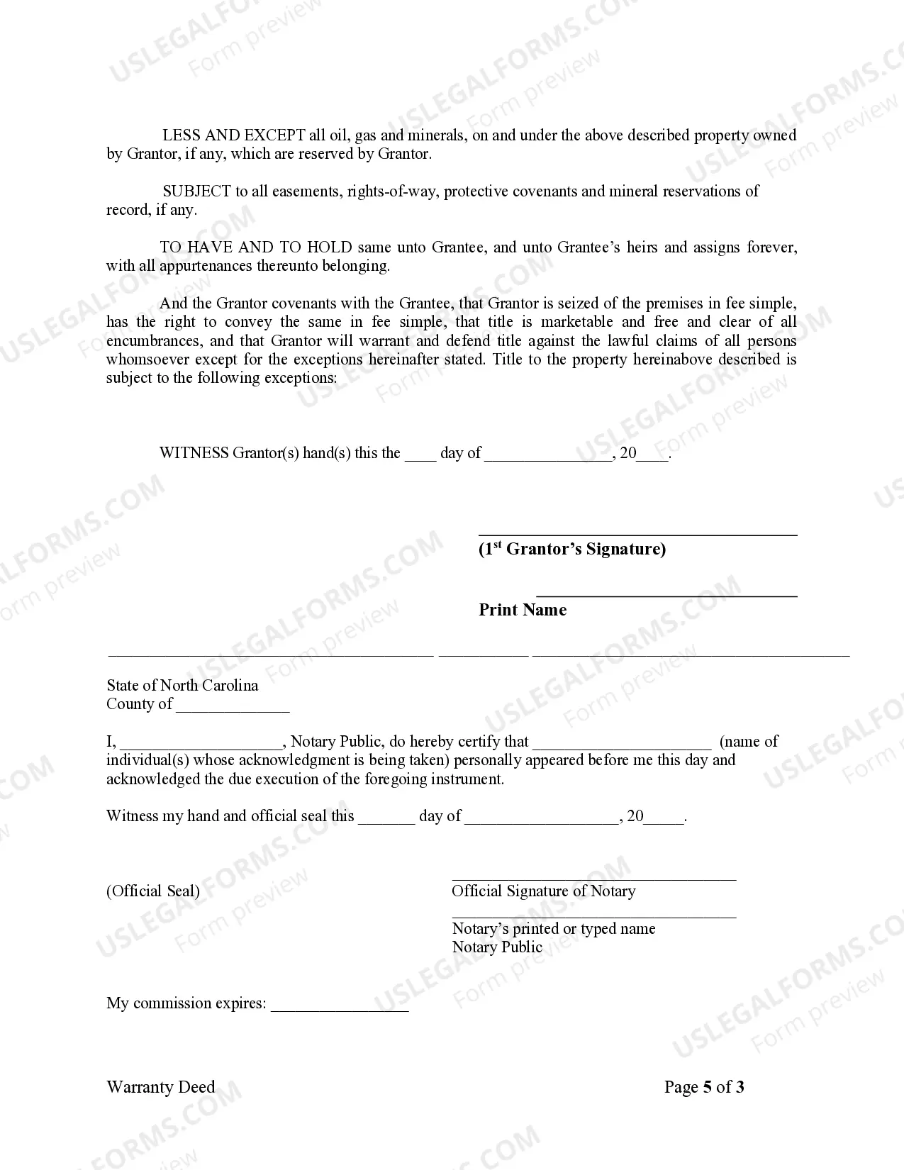 Preview General Warranty Deed from Individual to a Trust