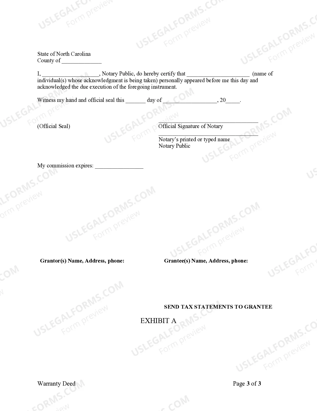 Preview General Warranty Deed from Husband and Wife to a Trust