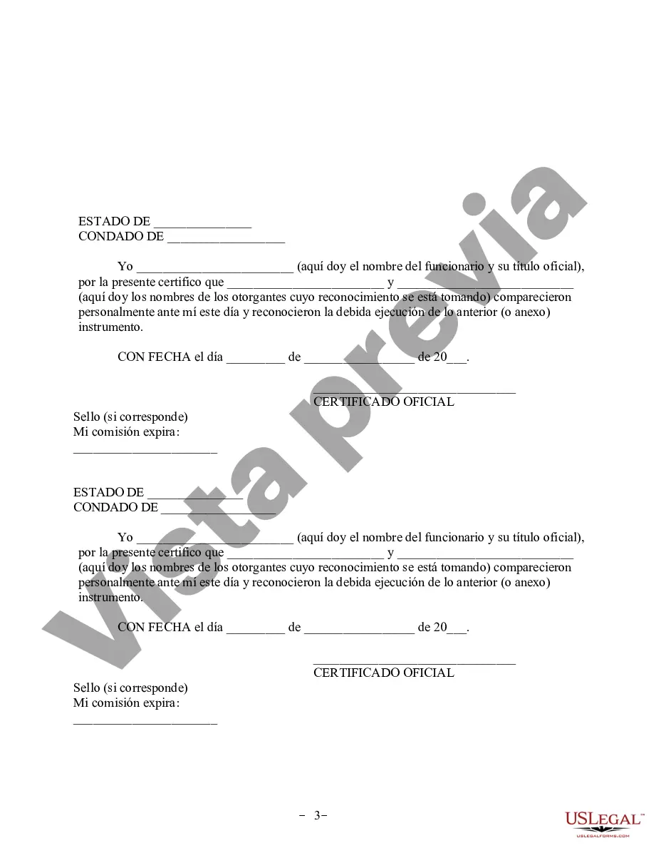Preview Revocación del Acuerdo de Propiedad Postnupcial - Carolina del Norte