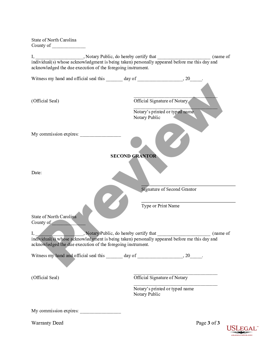 page 4 General Warranty Deed from Husband and Wife to an Individual preview