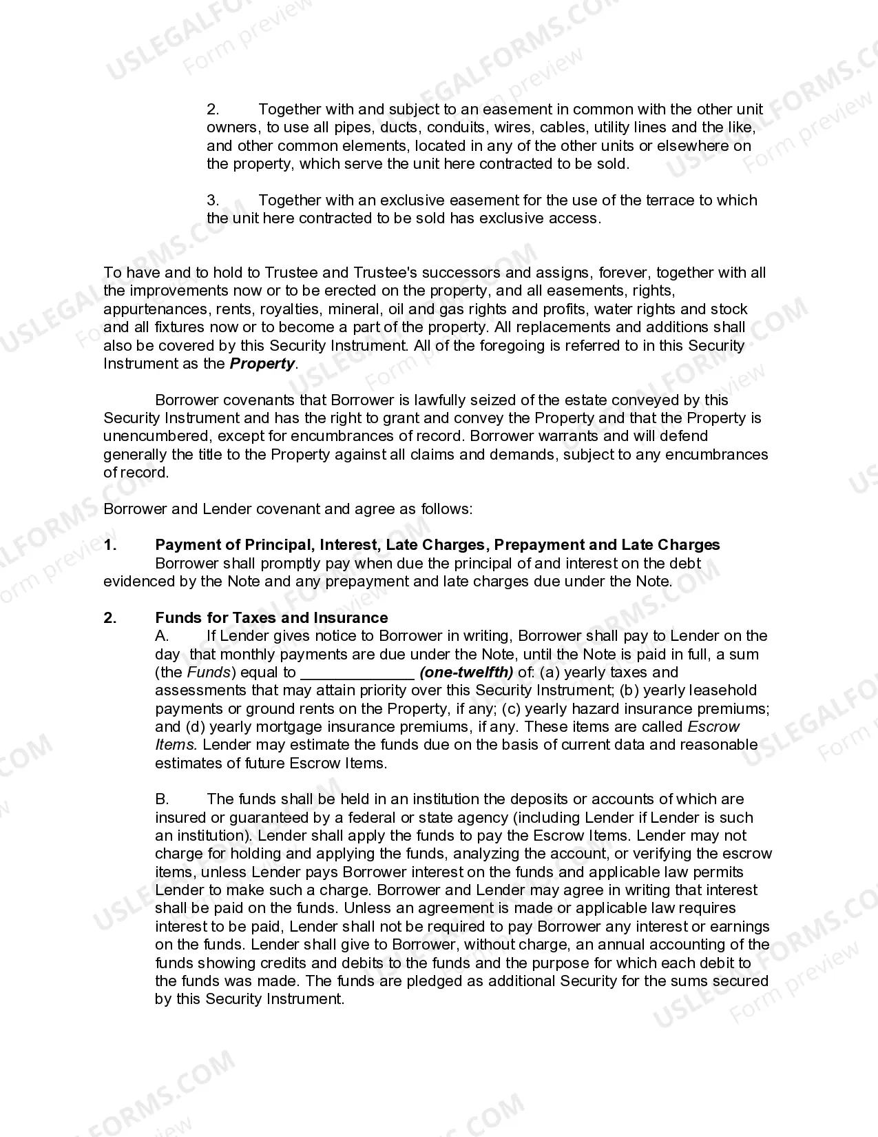 Preview North Carolina Purchase Money Deed of Trust - Condominium