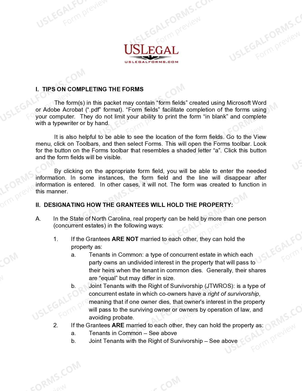 Preview General Warranty Deed from Five Individuals to Five Individuals