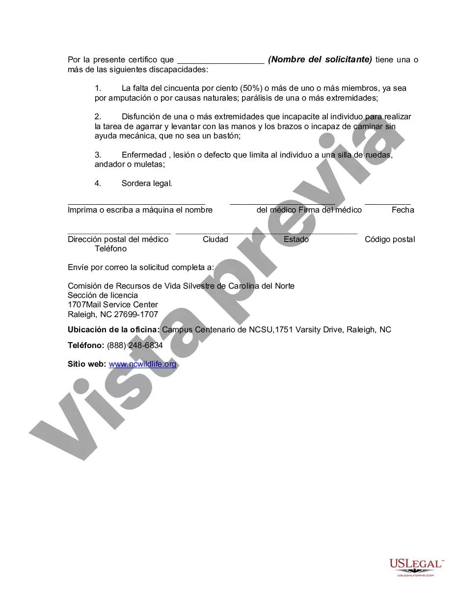 Get Solicitud de programas para deportistas discapacitados para el estado de Carolina del Norte Preview Solicitud de programas para deportistas discapacitados para el estado de Carolina del Norte