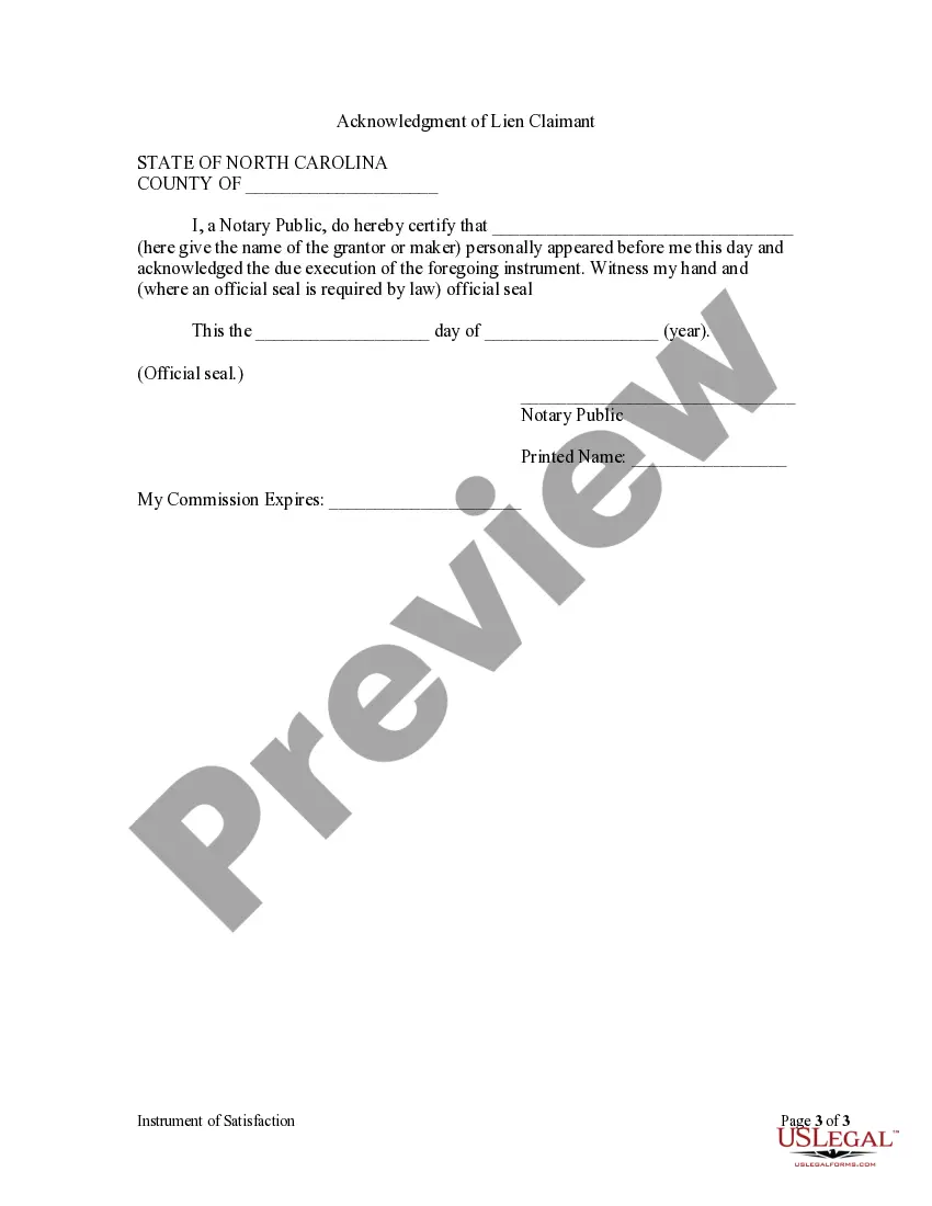 Get Instrument of Satisfaction - Individual Preview Instrument of Satisfaction - Individual