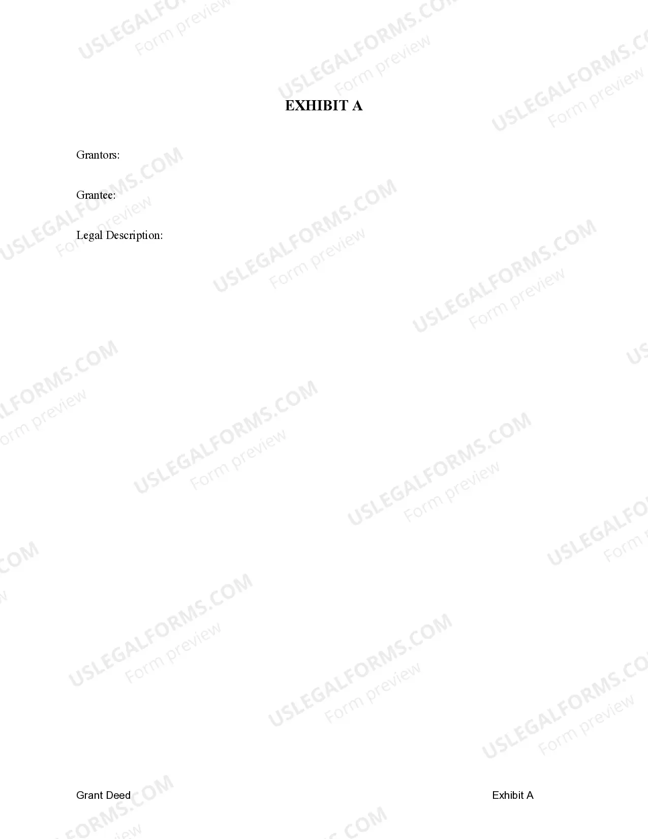 Preview Grant Deed from Husband and Wife, or two Individuals, to a Limited Liability Company