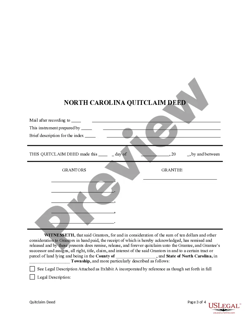 Get Quitclaim Deed from Five Individuals to One Individual Preview Quitclaim Deed from Five Individuals to One Individual