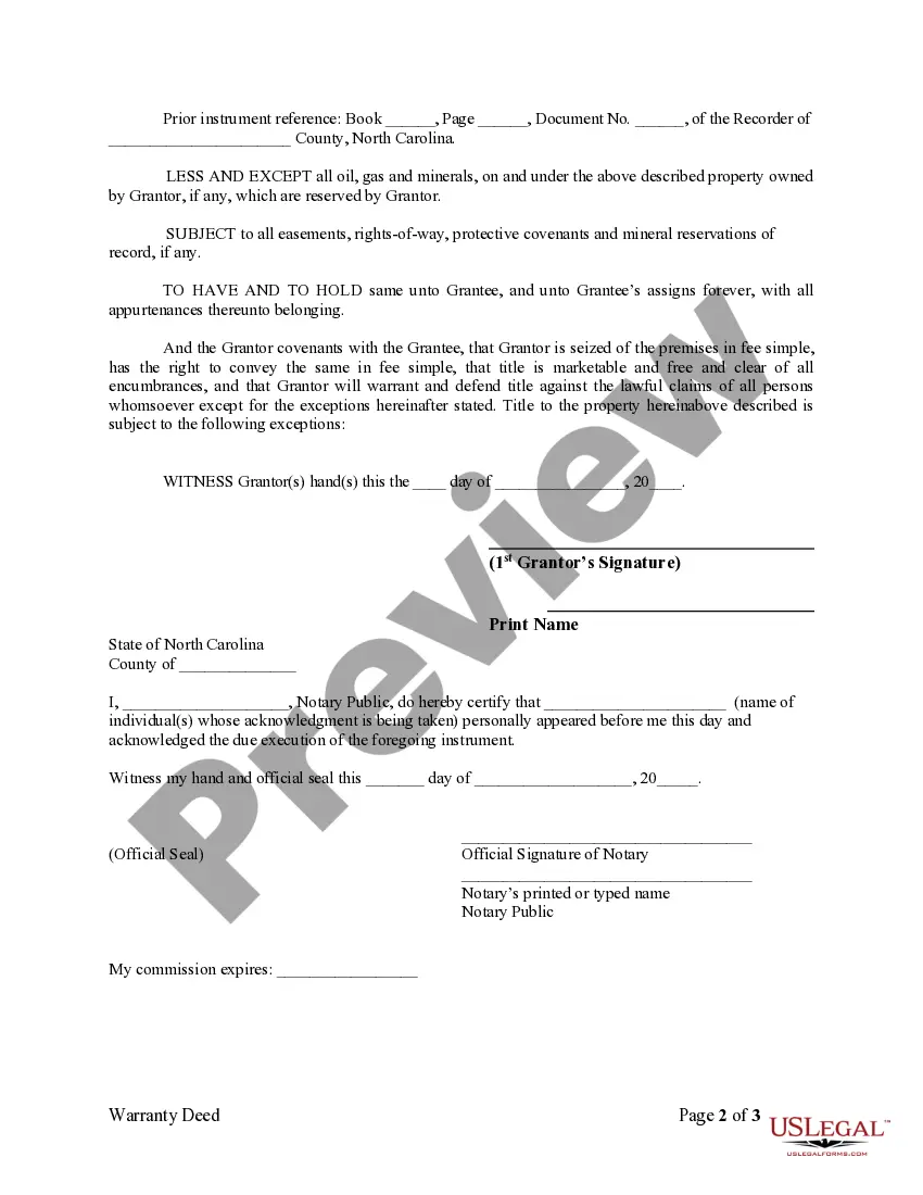 Get General Warranty Deed from Individual to LLC Preview General Warranty Deed from Individual to LLC