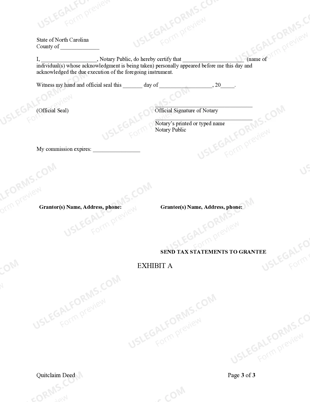 Preview Quitclaim Deed from Husband and Wife to LLC