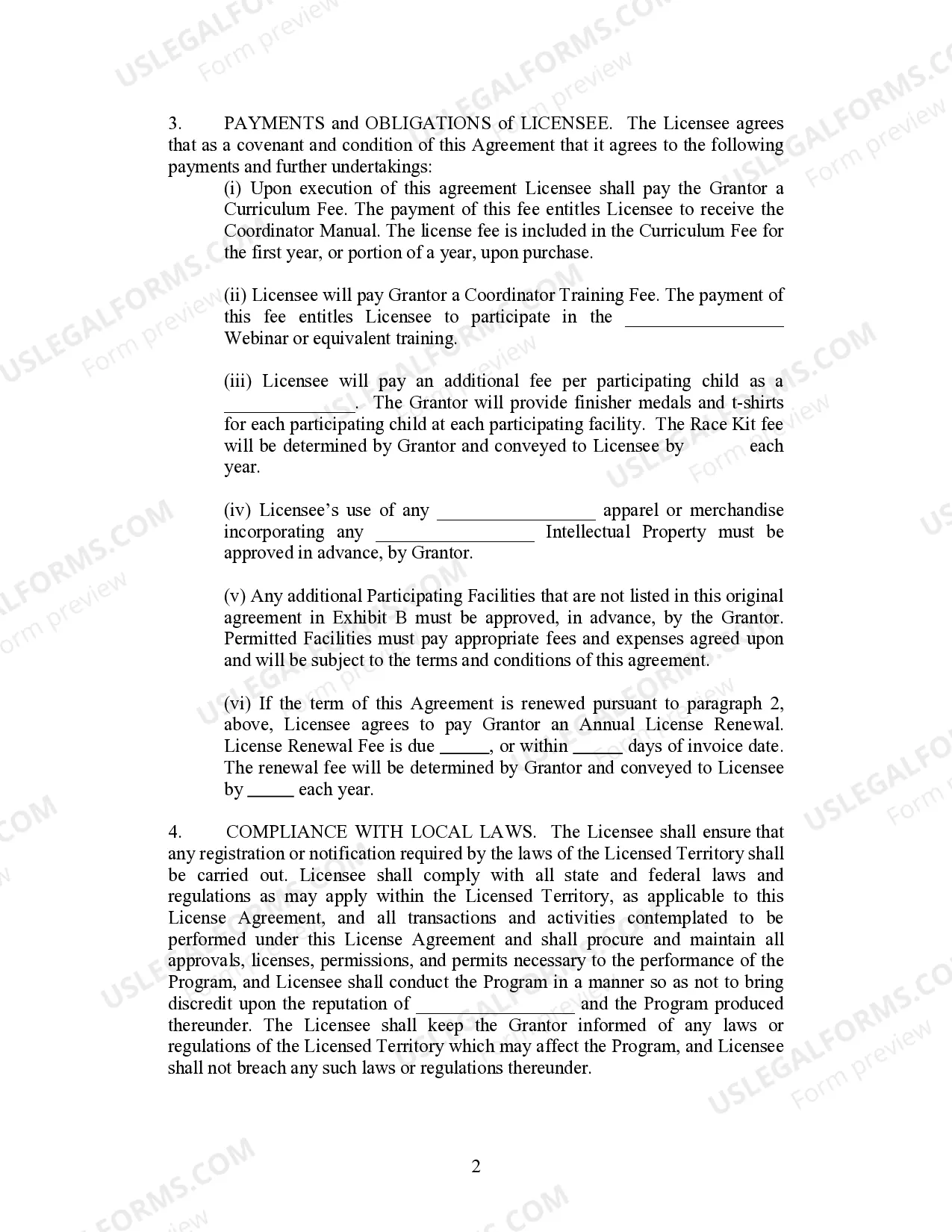 Preview License Agreement