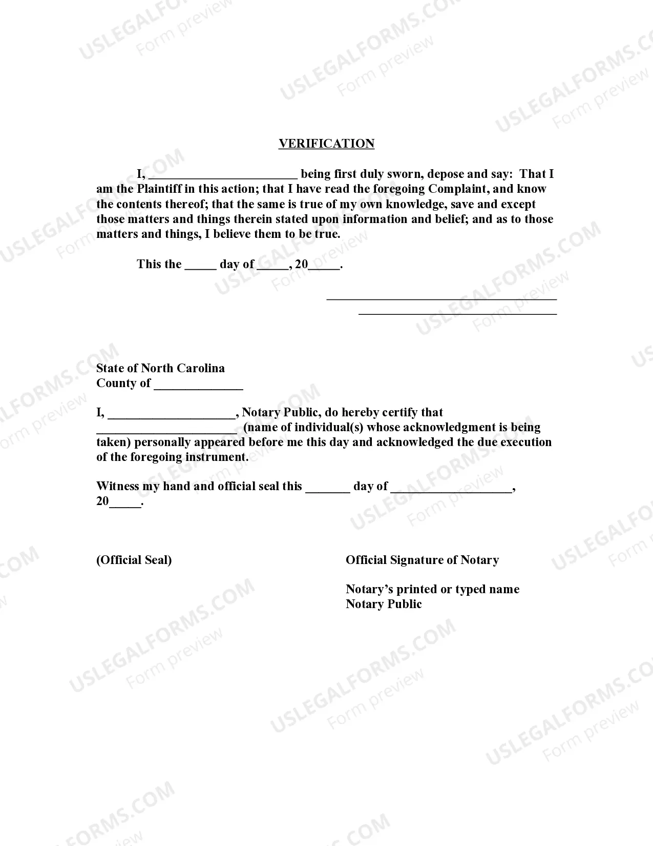 Preview Complaint to Annul Marriage