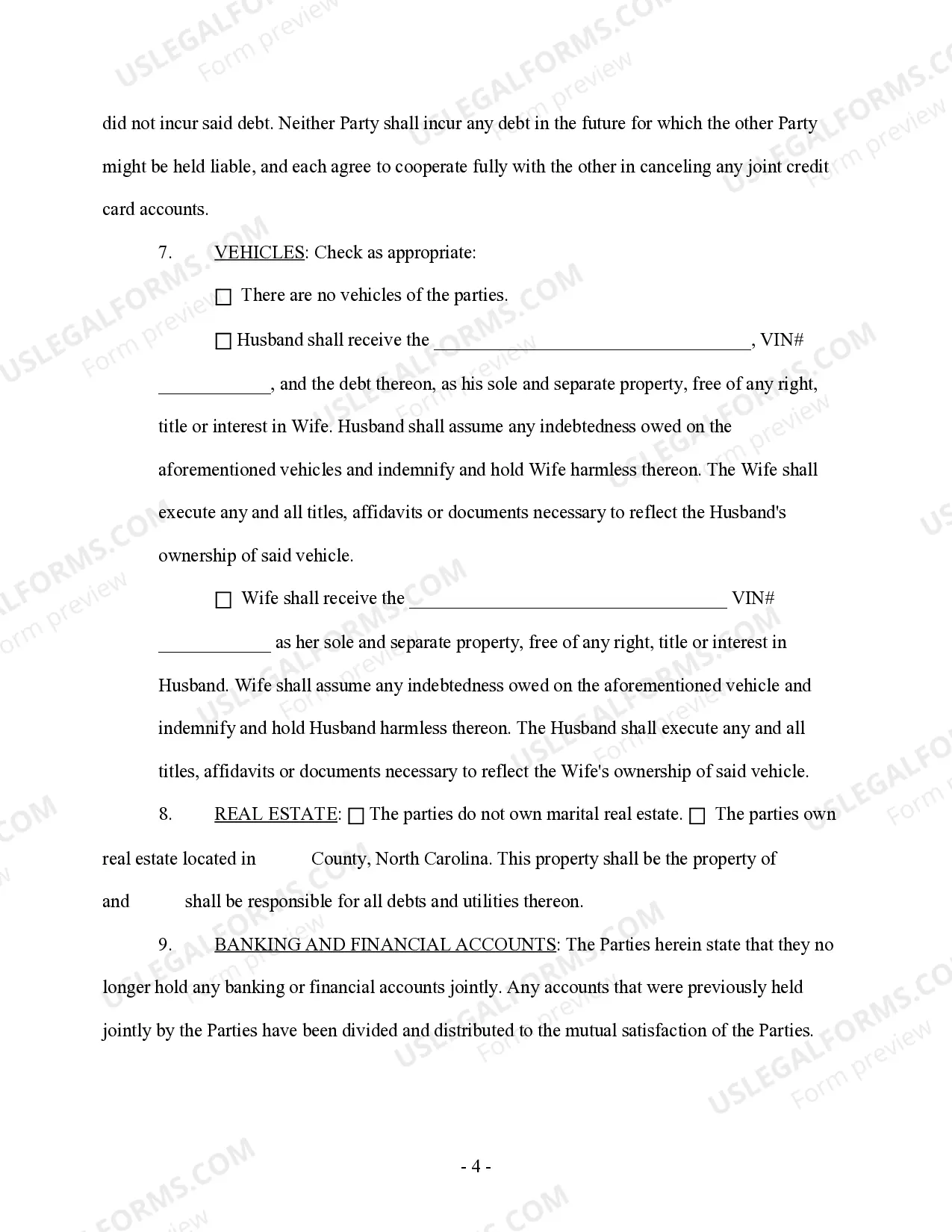 Preview Property Settlement Agreement with Adult Children