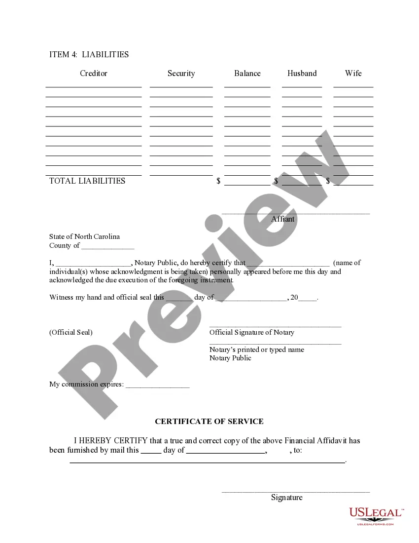 Get Financial Affidavit Preview Financial Affidavit