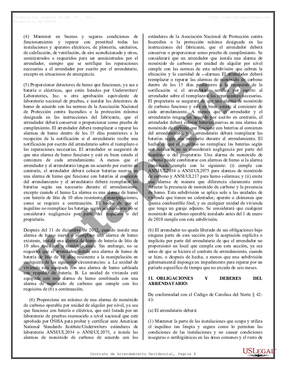 Preview Contrato de arrendamiento de alquiler residencial