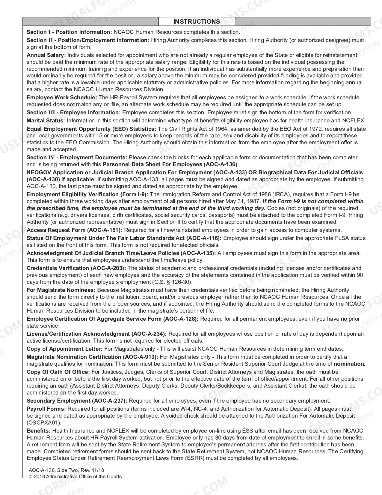 Preview Personnel Data Sheet For New Employees