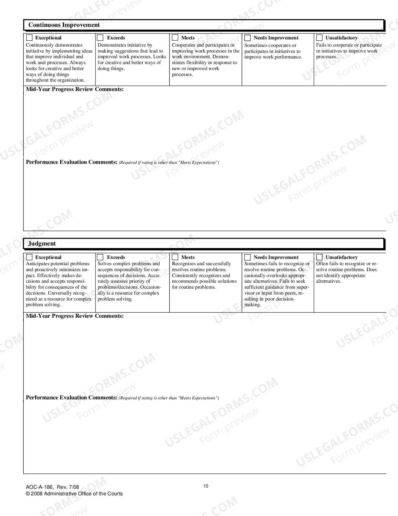 Preview AOC Performance Management And Development Program