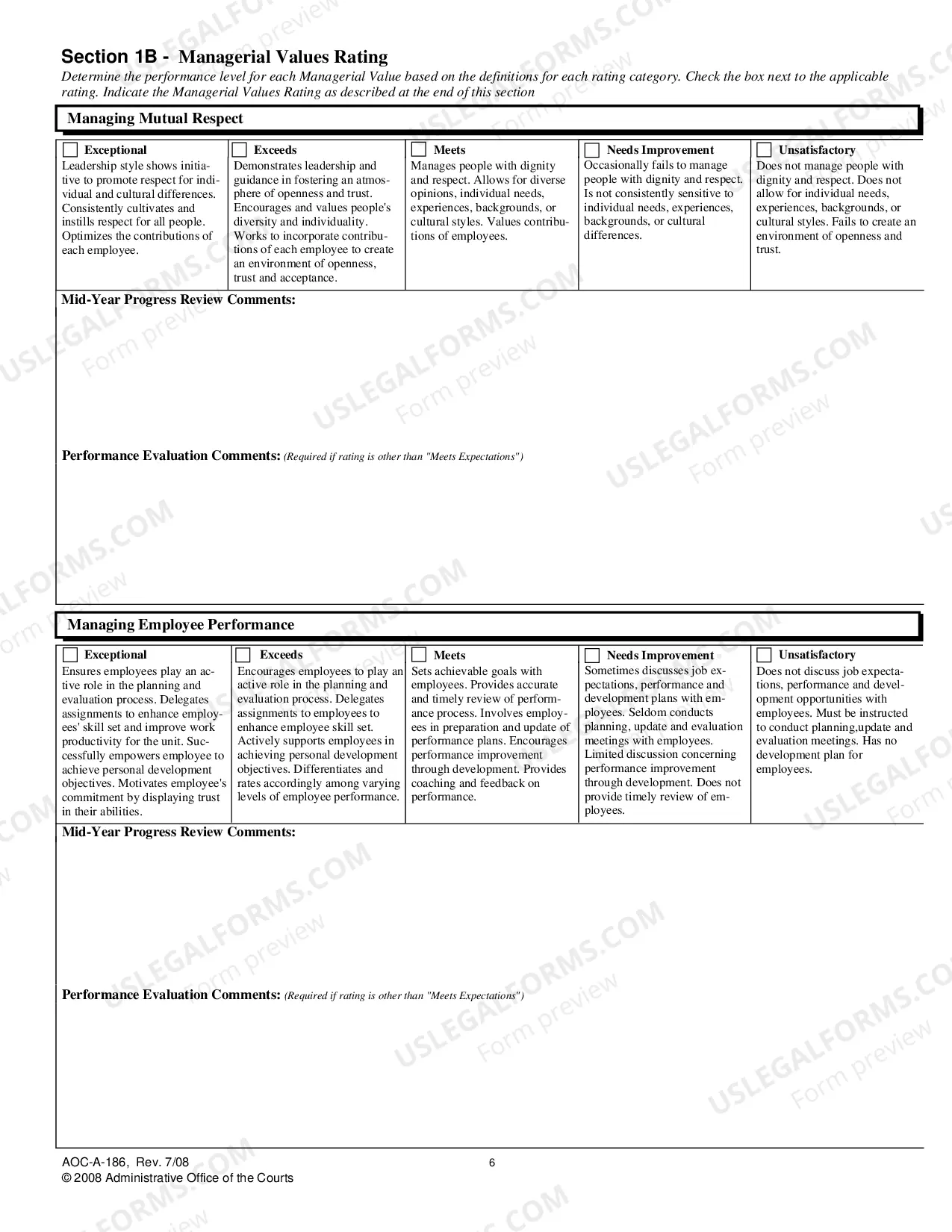 Preview AOC Performance Management And Development Program