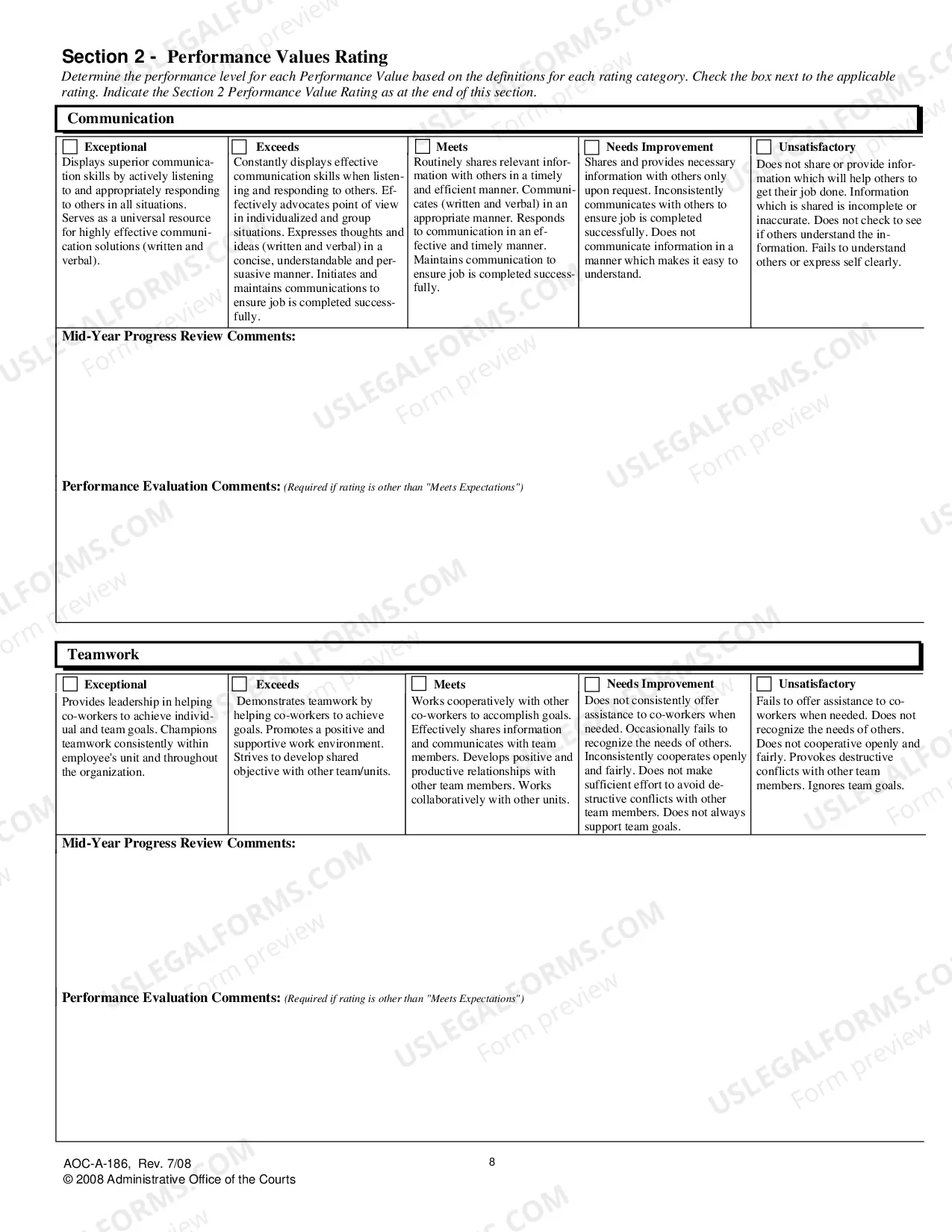 Preview AOC Performance Management And Development Program