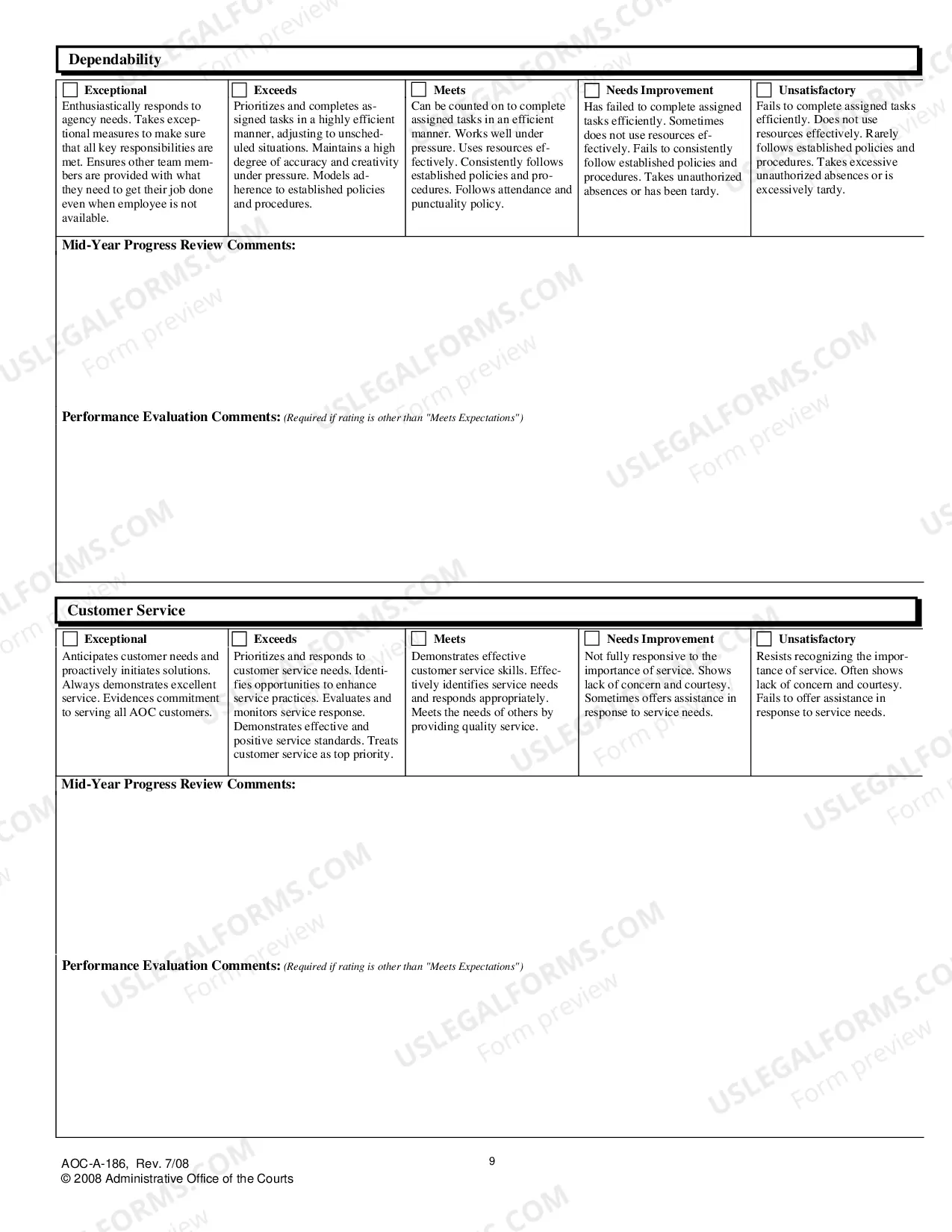 Preview AOC Performance Management And Development Program