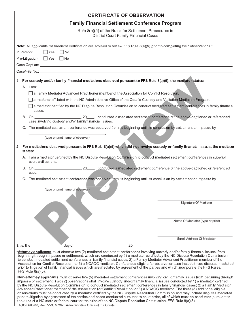North Carolina Certificate of Observation Certificate Of Good North Carolina Certificate of Observation Certificate Of Good