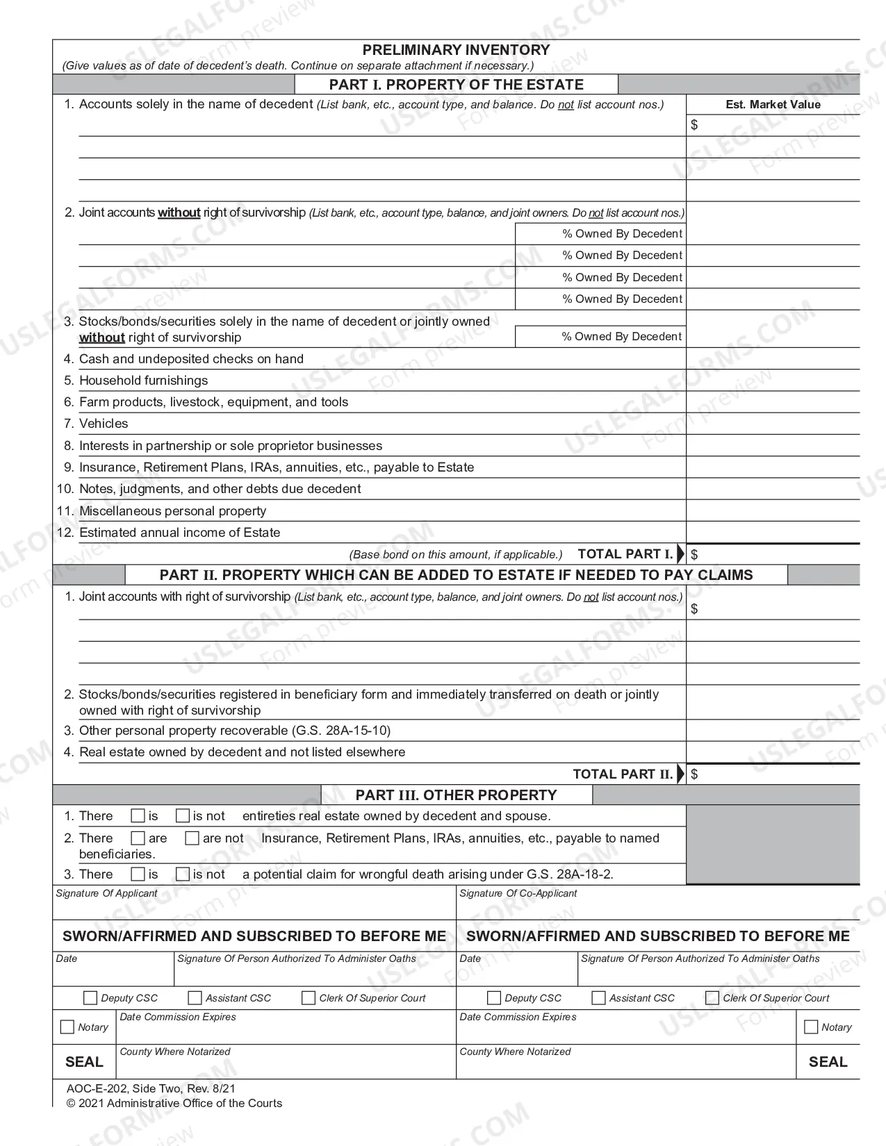 Preview Application For Letters Of Administration